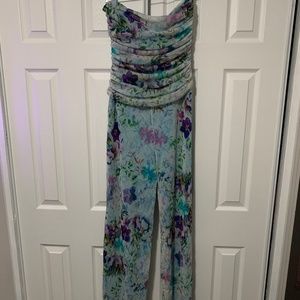 Elana Kattan Strapless Jumpsuit